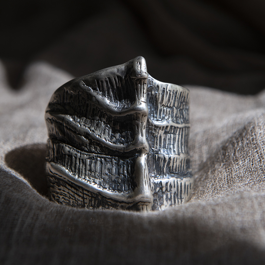 Image of Yazemeenah Cuff in STERLING SILVER PATINA